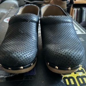 Dansko Size 38 Perforated Clogs